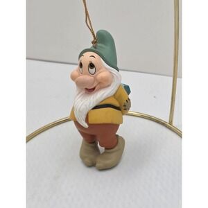 VTG Grolier Disney Bashful Dwarf Ornament‎ President's Edition Snow White 3"